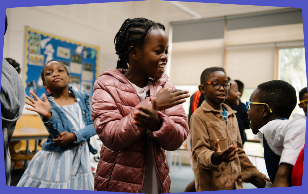 Lighthouse Church Jersey photograph of kids in Sunday School having fun