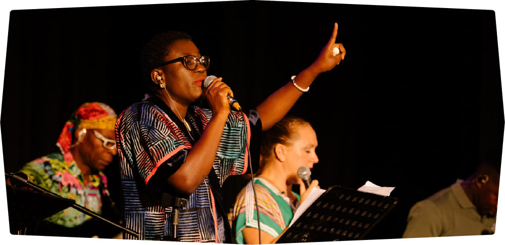 lighthouse church jersey image of worship team singing
